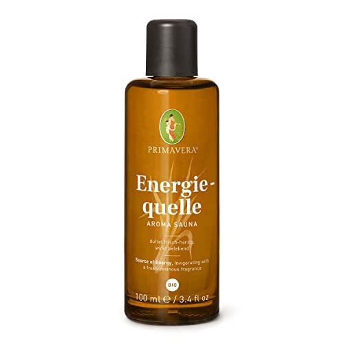 PRIMAVERA Energiequelle Aroma Sauna bio 100 ml – Saunaöl, Aromatherapie – frisch-harziger Duft – belebend –...